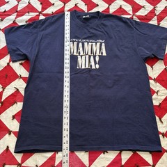 Vintage Mamma Mia Musical T Shirt Mens XL Navy Blue ABBA Broadway
