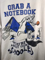 Vintage AND1 Shirt Youth XL Long Sleeve Trash Talk Basketball USA 90s 22”x26”