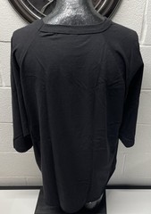 NWT Men’s Hipster T-Shirt ALSTYLE Solid BLACK Long Length Curved Hem Tee 3XL