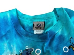 Vintage 2004 Liquid Blue The Beatles Yellow Submarine Blue Tie Dye T Shirt XXL