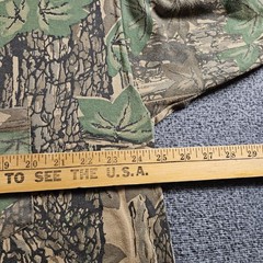 Vintage Ace Sportswear Shirt Mens 2XL Long Sleeve TreBark Camo Hunting USA 90s