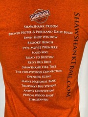 Shawshank Redemption 25th Anniversary Orange Trail T-Shirt Men’s SMALL