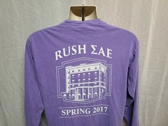 2017 EAE Spring Rush Adult Medium Purple TShirt