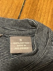 NWOT Daniel Cremieux Men’s S 100% Pima Cotton Blue LS Nice Crew Neck Mid Weight