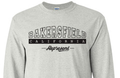 Bakersfield California State T-Shirt Long Sleeve Graphic Tees Unisex Apparel