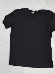 Black Short Sleeve V-Neck T-Shirt | Soft Stretch Casual Basic | Men’s