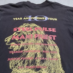 Vintage 1990s Reggae Sunsplash Tour Steel Pulse Maxi Priest Concert T-Shirt L