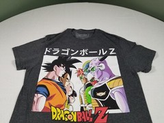 Goku Shirt Mens Small Gray Dragon Ball Z Manga Anime