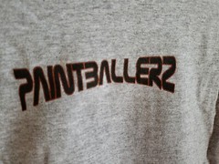 Paintball T-Shirt Short sleeve M, L, XL, XXL, XXXL Gray Paintballer at work