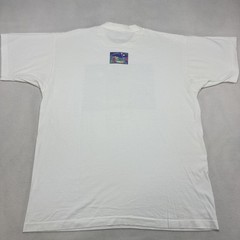 Vintage Saint Thomas Shirt Mens XL White Tropical Graphic Fruit Of The Loom 90s