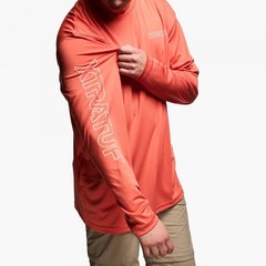 XTRATUF Men’s Long Sleeve Tee Deep Sea Coral – XALS400, Deep Sea Coral