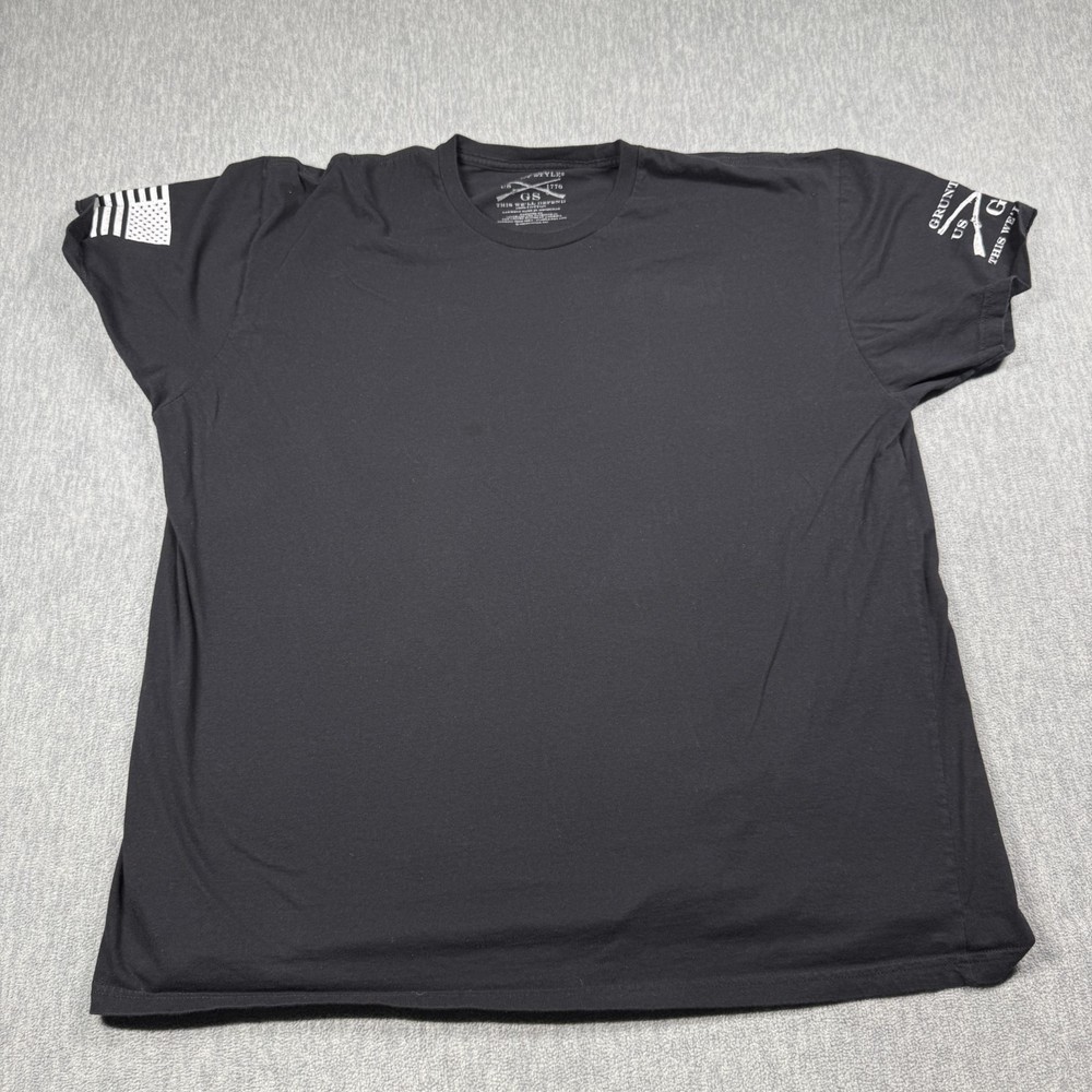Grunt Style Shirt Mens XXL Black Military Flag Graphic This We’ll Defend Tee