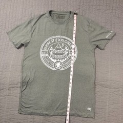 Avalanche Everest T Shirt Men Medium Gray Base Camp Graphic Hiking Big Foot