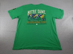 Notre Dame Fighting Irish Shirt Mens XL Football 2018 NCAA College Shamrock