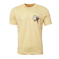 men’s Cotton T-Shirt -Island Shores-“Bad Parrot Daily Castaway Bar & Grill –