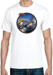 Adult DryBlend® T-Shirt – (B-17 SUPERFORTRESS BOMBER – WWII AIRPLANE/ PLANE)