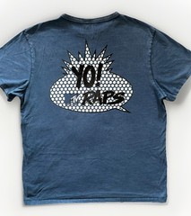 Yo! MTv Raps Music Logo Men’s Vintage T-shirt Extra Large Navy Blue Weathered 80