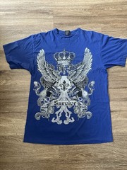 only the strong survive affliction type mens studded shirt size xl