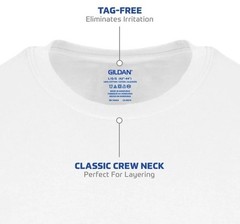 Gildan Men’s Crew T-shirts, Multipack, Style G1100, White 6-Pack ( Select Size)