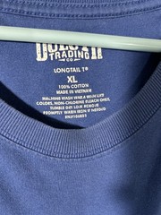 Duluth Trading Co. Pocket Longtail T-Shirt Blue in Color Size 2XL