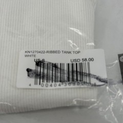 Todd Snyder Tank Top Mens S White Ribbed Tank Top KN1270422 Pima Cotton Modal