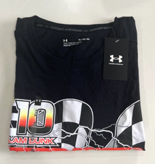 UNDER ARMOUR HOOPS FINISH LINE RACING BASKETBALL SHIRT SIZE XL Black