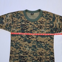 Vintage Tee Swing Digital Camo T Shirt S/M 18.5×29.5 Single Stitch USA Ringer