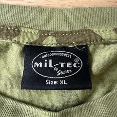 Mil-Tec Camo T Shirt Men’s XL Camouflage Hunting OutDoors Military