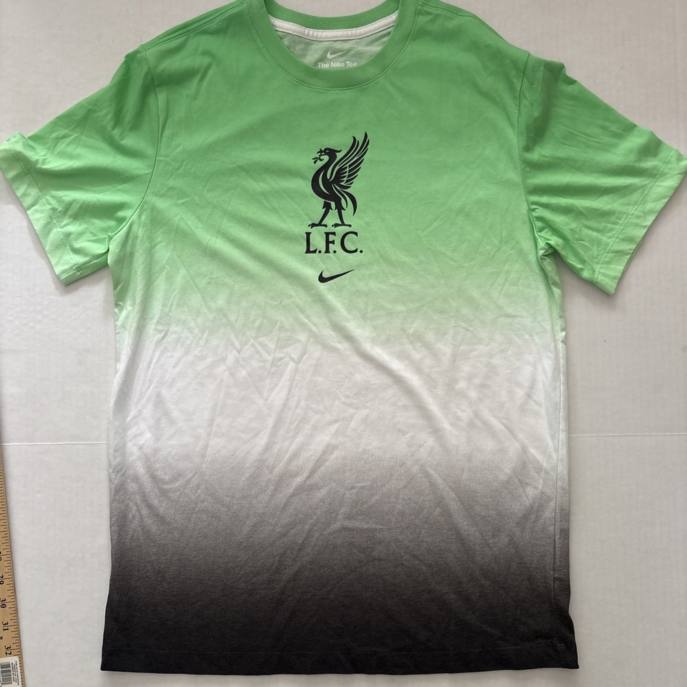 Nike T Shirt Adult Size Medium Tri Color Short Sleeve L.F.C. Liverpool Football