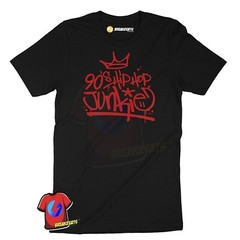 Men’s Graphic Design T Shirt 90’s Hip Hop Junkie Urban Street Graffiti Tag Tee