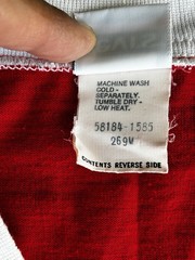 Levi’s Vintage 1984 USA West LA Olympics V-neck Ringer Collar Tee XL 22” X 27”