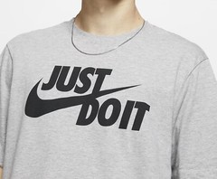 Nike Sportwear Just Do It Graphic T-Shirt Dark Grey Heather Men’s XL AR5006-063