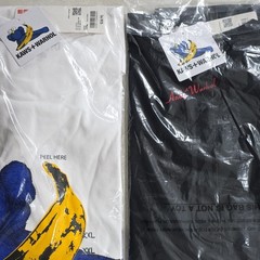 KAWS + Warhol Men’s Multicolor Andy Warhol Art Graphic Print T-Shirt XXL &L