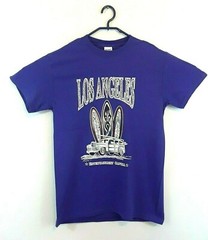 Surf Los Angeles T-Shirt Unisex Small Purple California