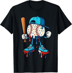 Cute Baseball Lifestyle 101 Apparel Baseball Drip Unisex T-Shirt