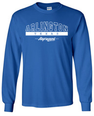 Arlington Texas State T-Shirt Long Sleeve Graphic Tees Unisex Apparel