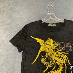 Lauren Ralph Lauren T Shirt Mens Large Black Dragon Graphic Print Short Sleeve