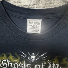 7.62 Design Men’s 2XL Ghosts Of War Military Shirt US Navy Black Graphic Logo