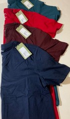 Men’s V-Neck T-shirt MEDIUM TALL short sleeve Standard Cotton/Poly color choice