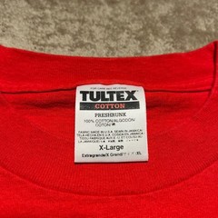 Vintage 90s America T Shirt Mens XL Red Patriotic USA Flag Graphic Tultex Tee