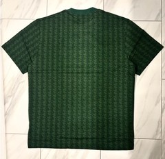 Lacoste Men’s Patterned T-Shirt Dark Green Black New