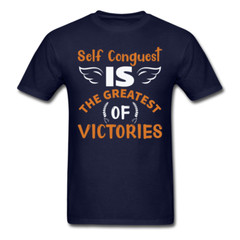 Self Conguest shirt Inspirational Quote Tshirt motivational T-Shirt