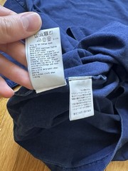 Blue Blue Japan Indigo-Dyed Cotton Jersey T-Shirt Size 3 Large Made In Japan