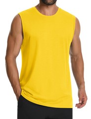 Mens Tank Tops UPF 50+ Sleeveless Shirt Casual Gym Workout Shirts Muscle T-Shirt