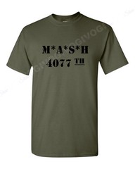 MASH 4077 th Shirt Hospital TV Show Military Army Division Vintage Retro Tee