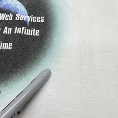 Vintage Lexis Nexis Tee Shirt Mens Medium White Web 1.0 Tech Internet Promo 90s