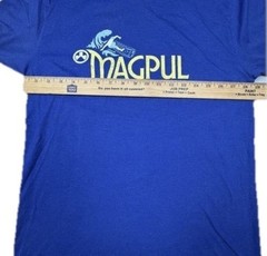 Magpul Hang 30 Blend Men’s Royal Heather Blue T-Shirt Medium Graphic Surf PMAG