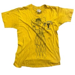 Vintage 1970s True Vintage T-Shirt HAND DRAWN GRAPHIC UNIQUE COOL ART TEE