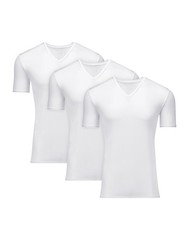 Men’s Hanes 3Pk Moves Ultimate X Temp Mesh Back V-Neck Undershirts L