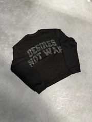 Bottega Desires War Long Sleeve Tee Black 100% AUTHENTIC BRAND NEW FAST SHIPPING